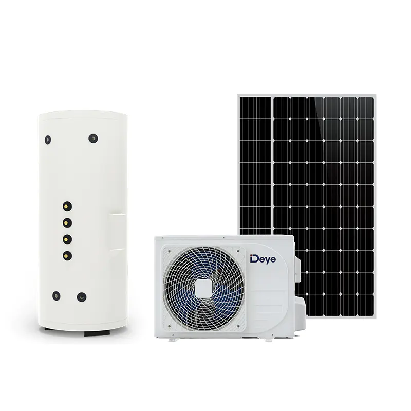 What are the expected lifespan and warranty period of the core components for a Hybrid AC/CDC Solar Window AC system